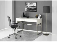 Biurka - Halmar B32 biurko biały-chrom Halmar V-CH-B/32 - miniaturka - grafika 1