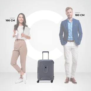 Delsey Walizka kabinowa Moncey 55 cm SLIM Szara 003844803-11 - Walizki - miniaturka - grafika 19