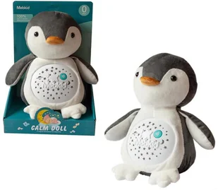 ASKATO Lampka projektor z muzyką Pingwinek 111544 - Grzechotki dla dzieci - miniaturka - grafika 2