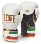 Rękawice bokserskie - LEONE 1947 Rękawice bokserskie Italy '47  gn039, biały GN039 - miniaturka - grafika 1