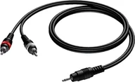 Kable - Procab Kabel CAB711/10 3.5 mm Jack male stereo 2 x RCA/Cinch male 10 meter CAB711/10 - miniaturka - grafika 1