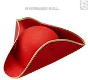 Stroje karnawałowe - Sancto Garde kapelusz trikorn, jeden rozmiar, Multicoloured - miniaturka - grafika 1