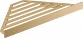 Półki łazienkowe - Hansgrohe 41741140 AddStoris Koszyk narożny brąz szczotkowany - miniaturka - grafika 1