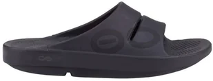Oofos Klapki regeneracyjne OOahh Black Matte - Klapki i japonki męskie - miniaturka - grafika 2