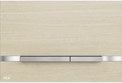 Stelaże i zestawy podtynkowe do WC - Alca PLAST Alcaplast Przycisk sterujący do systemów podtynkowych Flat Wood STRIPE-OAK WHITE stal nierdzewna-dekor drewno) ! - miniaturka - grafika 1