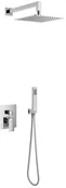 Baterie podtynkowe - Excellent KERIA Zestaw prysznicowo-wannowy podtynkowy 3F chrom AREX.SET.2047CR - miniaturka - grafika 1