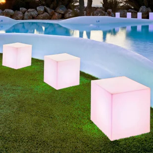 NewGarden lampa solarna Cuby kostka, 43 cm - Lampy ogrodowe - miniaturka - grafika 4