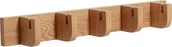 Wieszaki i stojaki - Hubsch Wieszak z drewna dębowego 5 haczyków 881319 - miniaturka - grafika 1