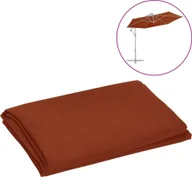 Pozostałe meble ogrodowe - vidaXL Zamienne pokrycie parasola ogrodowego kolor terakota 300 cm 313810 - miniaturka - grafika 1