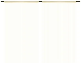 vidaXL Zasłony sznurkowe, 2 sztuki, 100x250 cm, kremowe - Zasłony - miniaturka - grafika 2