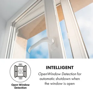 Klarstein Klarstein Bornholm Curved Smart, grzejnik konwekcyjny, 2000 W, sterowanie przy użyciu aplikacji, biały ACO7-BrnhlmCrvdSmrtW - Ogrzewanie przenośne - miniaturka - grafika 2