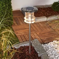Lampy ogrodowe - Lampenwelt com Sumaya - lampa solarna LED ze stali szlachetnej - miniaturka - grafika 1