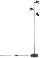 Lampy stojące - QAZQA Nowoczesna lampa podłogowa czarna 3-źródła światła - Jeana - miniaturka - grafika 1