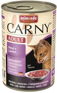 Animonda Carny Adult Cat smak: wołowina i jagnięcina 400g - Mokra karma dla kotów - miniaturka - grafika 4