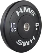 Obciążenia - HMS Obciążenie olimpijskie gumowane BBR15 15 kg - 27606-uniw - miniaturka - grafika 1