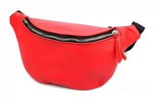 Wild Saszetka Na Pas Biodrówka Nerka De Lux PRISON TATTOO (PL) Skóra Naturalna Licowa Duża Metalowy Suwak - Nerki - miniaturka - grafika 8