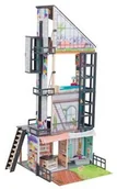Domki dla lalek - KidKraft Dom dla lalek z akcesoriami Bianca City Life 3 lata + 65989 - miniaturka - grafika 1