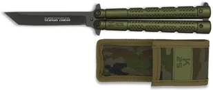 K25 Nóż motylek K25 36249 Balisong Green 01RU36249 - Survival - akcesoria - miniaturka - grafika 2