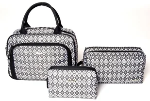 Noble Cosmetic Portfelik Noble Black&White BW002 - Kosmetyczki, organizery i kuferki - miniaturka - grafika 9