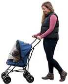 Transportery dla kotów - Wózek Pet Gear 02705 do transportu psów/czworonogów, lekki i kompaktowy, do 6.8 kg - miniaturka - grafika 1