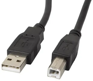 LANBERG LANBERG Kabel USB 2.0 AM-BM 1.8M Ferryt czarny (CA-USBA-11CC-0018-BK) - Kable USB - miniaturka - grafika 2