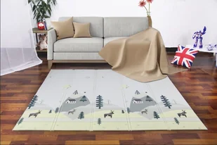 Mamaburm Dwustronna mata piankowa XXL - składana 1 CM (góry i droga) - Maty piankowe Mamaburm Dwustronna mata piankowa XXL - składana 1 CM (góry i droga) - Maty piankowe - miniaturka - grafika 4