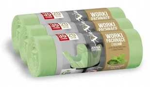 Anna Zaradna Worki na śmieci z uszami zapach Miętowy 35L 20szt - Worki na śmieci - miniaturka - grafika 7