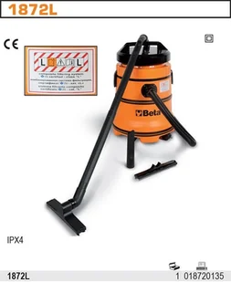 BETA ODKURZACZ DO ODK.NA SUCHO/MOKRO 35L (1872L) - Pozostałe wyposażenie warsztatu - miniaturka - grafika 2