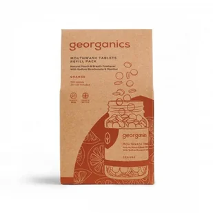 GEORGANICS Georganics, Naturalne tabletki do płukania jamy ustnej, English Peppermint, 720 tabletek - Płyny do płukania jamy ustnej - miniaturka - grafika 4