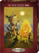 Puzzle - Heye PUZZLE ŚPIEWAJĄCY KOJOT 1000 ELEMENTÓW RUDI HU Książki z rabatem 70% zabawki z rabatem 50% - miniaturka - grafika 1