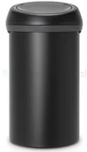 Kosze na śmieci - Brabantia Touch Bin pojemnik na odpady czarny 128981 - miniaturka - grafika 1