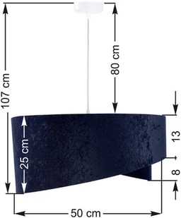 EULUNA Lampa wisząca Vivien dwukolorowa niebieska/srebrna - Lampy sufitowe - miniaturka - grafika 4
