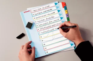 Esselte Przekładki wiel. opisu Maxi 1-10 100208 - Przekładki do segregatorów - miniaturka - grafika 2