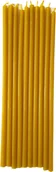 Świece - Fraida.pl Świeca cerkiewna z wosku pszczelego 17x0,5cm - żółta (kolor naturalny) 10 sztuk SW-CER-10 - miniaturka - grafika 1