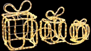 vidaXL Dekoracja świąteczna, prezenty, 180 LED, do domu i ogrodu - Oświetlenie świąteczne - miniaturka - grafika 2