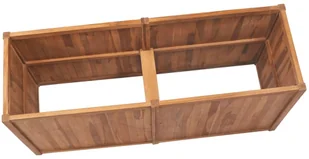 vidaXL Donica ogrodowa, 150x50x70 cm, lite drewno tekowe - Donice - miniaturka - grafika 3