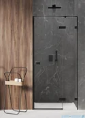 Akcesoria do armatury i ceramiki - NEW TRENDY Avexa Black drzwi wnękowe 90x200 cm przejrzyste prawa EXK-1549 | - miniaturka - grafika 1