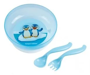 Canpol babies Miseczka z przyssawką przykrywką i sztućcami 21/300 - Butelki dla niemowląt - miniaturka - grafika 2