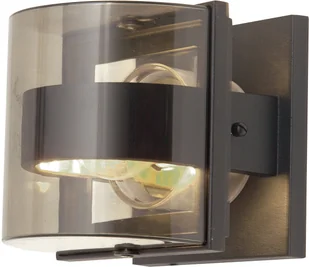 Elstead Lighting Zewnętrzna LAMPA ścienna FRIDA/S elewacyjna OPRAWA półokrągła kinkiet do ogrodu IP54 przezroczysty grafitowy FRIDA/S - Lampy ogrodowe - miniaturka - grafika 4