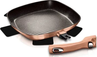 Berlinger Haus Patelnia Lumarko Patelnia grillowa 28cm rose gold bh-1950 BH-1950 Kinghoff - Patelnie - miniaturka - grafika 4