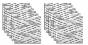 Styropianowe Panele Ścienne 3D 60x60 Wiatr - Elewacje - miniaturka - grafika 6