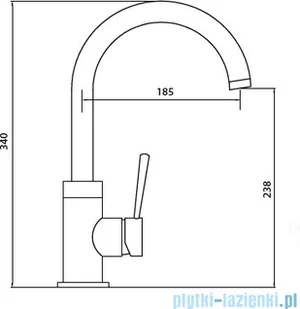 BESCO Illusion I bateria umywalkowa czarny mat BU-II-CZ | - Baterie umywalkowe - miniaturka - grafika 2