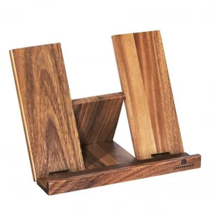 Zassenhaus Stojak pod książkę kucharską,akacja,17x30 x 22 cm ZS-055221 - Pozostałe akcesoria kuchenne - miniaturka - grafika 2