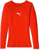 Gadżety dla kibiców - Puma PUMA męska ligi Base Layer Tee LS Jr Shirt, czerwony, 128 655921 01 - miniaturka - grafika 1