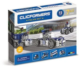 Clicstoys Klocki Clicformers Policja - Klocki Clicstoys Klocki Clicformers Policja - Klocki - miniaturka - grafika 2