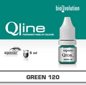 Pozostałe akcesoria kosmetyczne - BIOEVOLUTION Pigment Bioevolution Green 120 - Qline - 5ml 566 - miniaturka - grafika 1