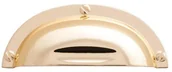 Klamki - Uchwyt meblowy Muszla 64 mm złoty - miniaturka - grafika 1