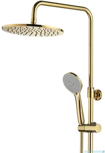 Omnires Yosemite system prysznicowy natynkowy złoty SYSYOSEMITELUXGL | - Baterie wannowe i prysznicowe - miniaturka - grafika 3