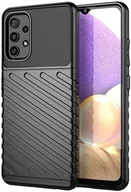 Etui i futerały do telefonów - Samsung Hurtel Thunder Case elastyczne pancerne etui pokrowiec Galaxy A72 4G czarny - miniaturka - grafika 1