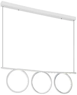 Milagro LAMPA wisząca LOOP 523 zwieszana OPRAWA metalowa LED 60W listwa sufitowa pierścienie czarne 523 - Lampy sufitowe - miniaturka - grafika 2